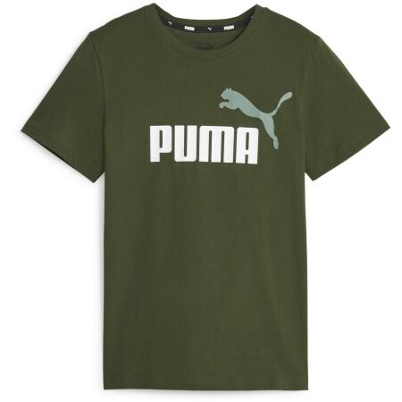 Puma ESS + 2 COL LOGO TEE - Tricou de băieți