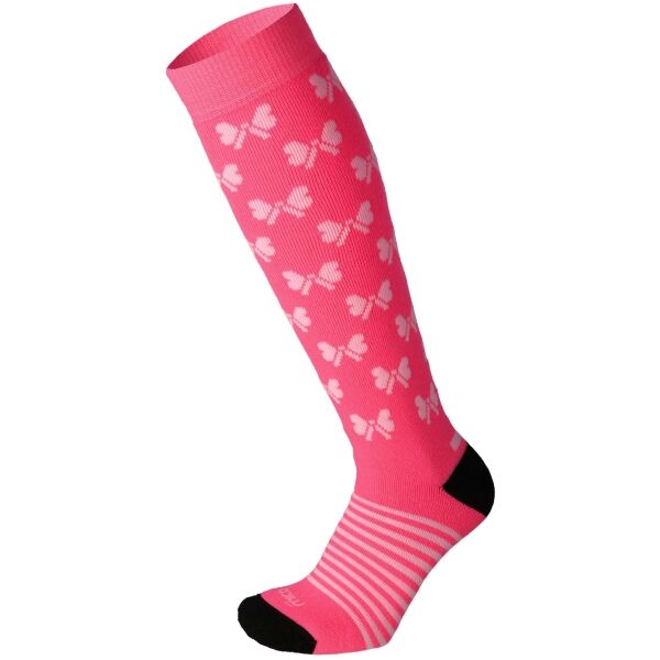 Mico MEDIUM WARM CONTROL K Детски ски чорапи, розово, Veľkosť M