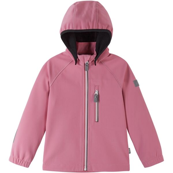 REIMA VANTTI Gyerek softshell kabát, rózsaszín, méret 134