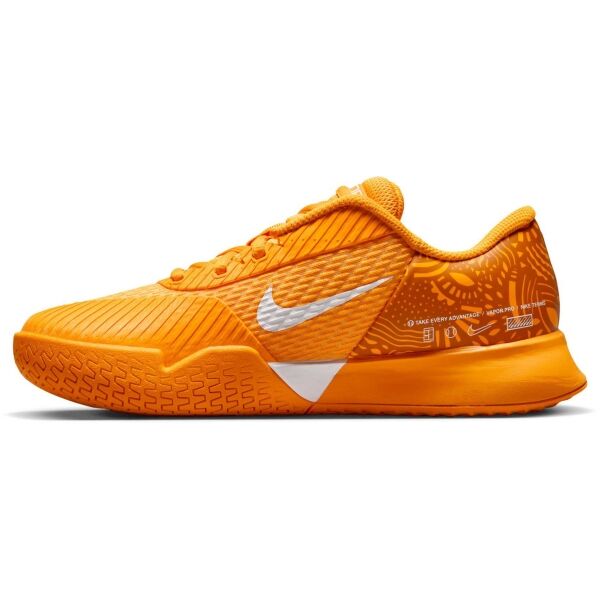 Nike ZOOM VAPOR PRO 2 HC Damen Tennisschuhe, Orange, Größe 38