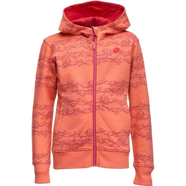 Lotto TEA Lány kapucnis pulóver, rózsaszín, méret 164-170