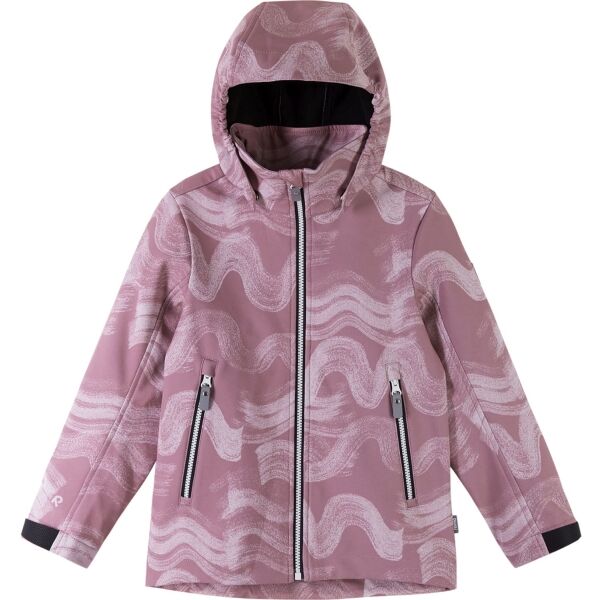 REIMA KULLOO Lány softshell kabát, rózsaszín, méret 122