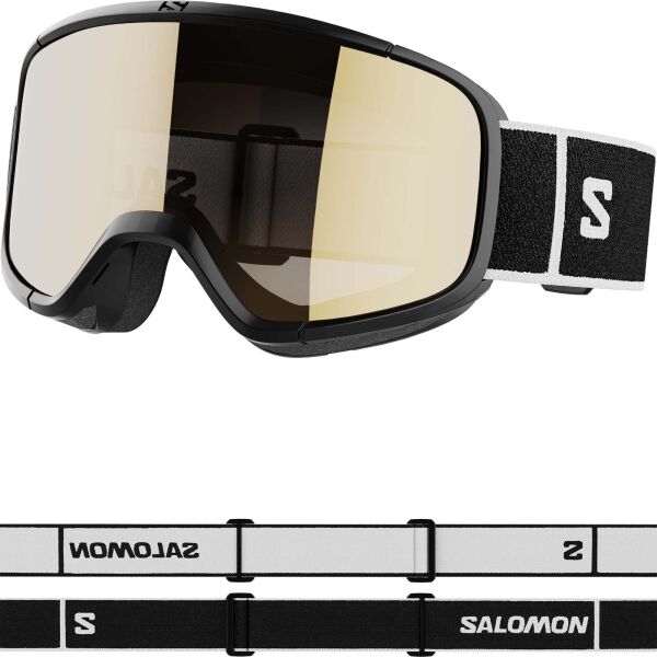 Salomon AKSIUM 2.0 ACCESS Unisex Skibrille, Schwarz, Größe Os
