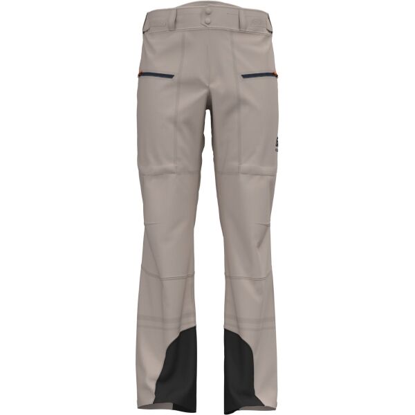 Odlo X-ALP 3L Мъжки Hardshell панталони, бежово, Veľkosť 56