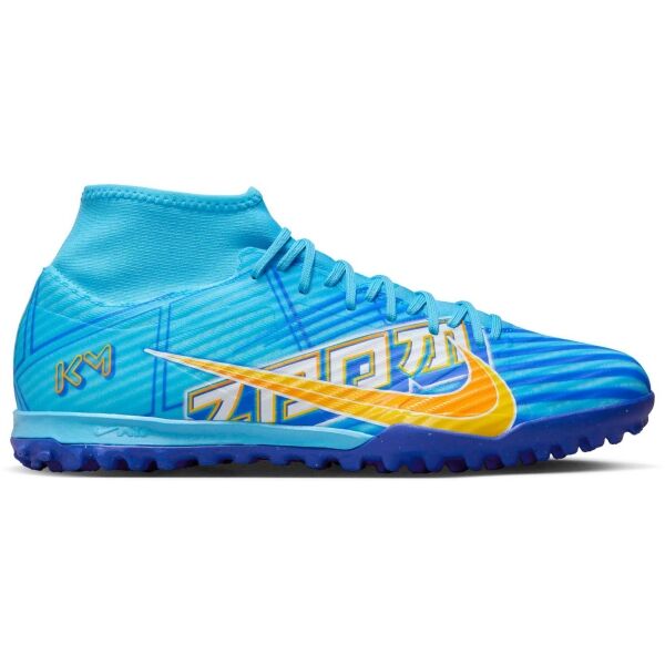 Nike ZOOM MERCURIAL SUPERFLY 9 ACADEMY KM TF Férfi turf futballcipő, kék, méret 42