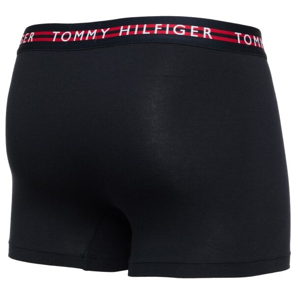 Tommy Hilfiger FASHION STRIPE-3P TRUNK Мъжки боксерки, черно, Veľkosť XL