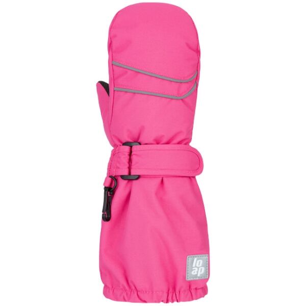 Loap RUSLAN Детски  ръкавици с оформен палец, розово, размер