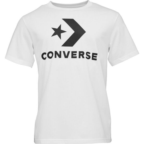 Converse STAR CHEVRON TEE Férfi póló, fehér, méret S
