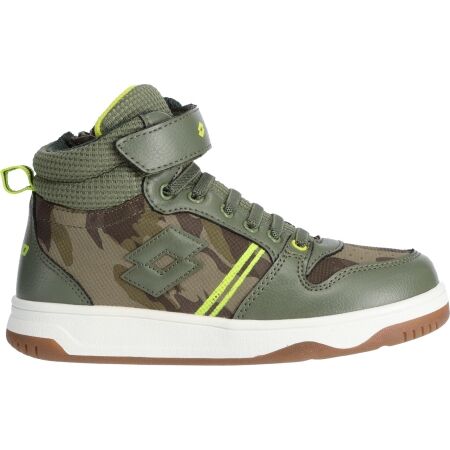 Lotto ROCKET AMF MID CAMO CL SL - Gyerek bokaszárú cipő