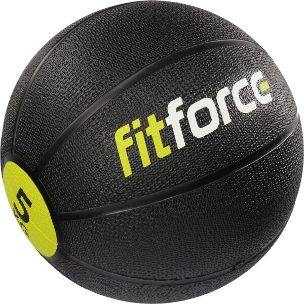 Fitforce MEDICINE BALL 5 KG Medizinball, Schwarz, Größe 5 KG