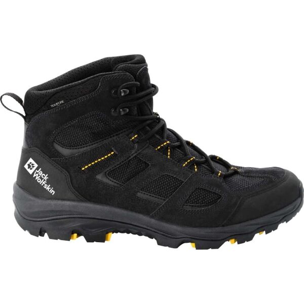 Jack Wolfskin VOJO 3 TEXAPORE MID M Herren Wanderschuhe, Schwarz, Größe 45