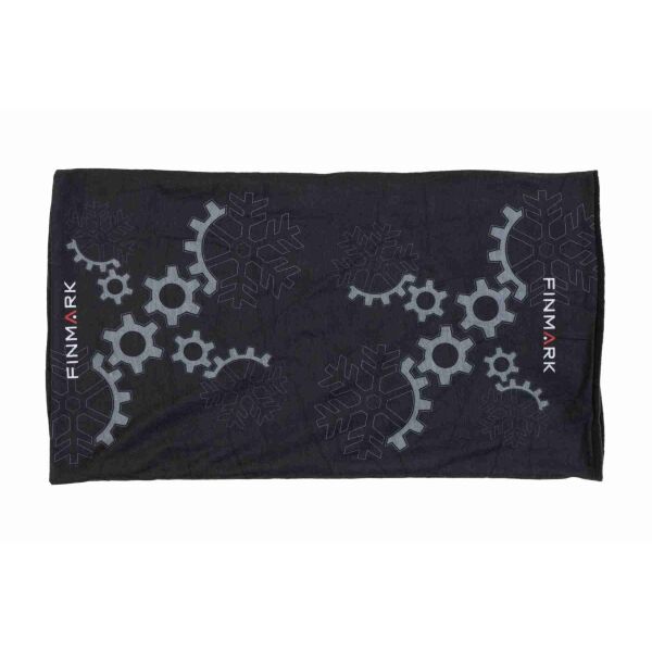 Finmark Multifunkční šátek S Flísem Multifunkcionális Csősál, Fekete, Veľkosť Os