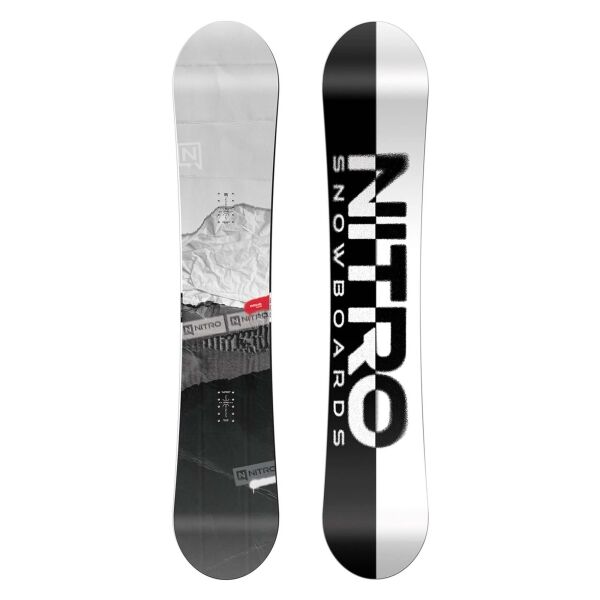 NITRO PRIME RAW Snowboard, sötétszürke, méret 158