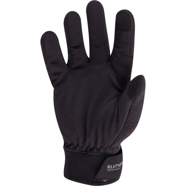 Klimatex ANDUIN Unisex Softshell Handschuhe, Schwarz, Größe M