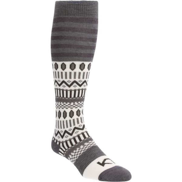 KARI TRAA AKLE Дамски скиорски три четвърти чорапи, сиво, veľkosť 40-41