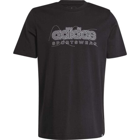 adidas SPORTSWEAR GRAPHIC TEE - Pánske tričko