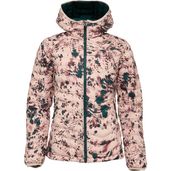 Columbia POWDER LITE HOODED JACKET Női kabát, rózsaszín, méret L