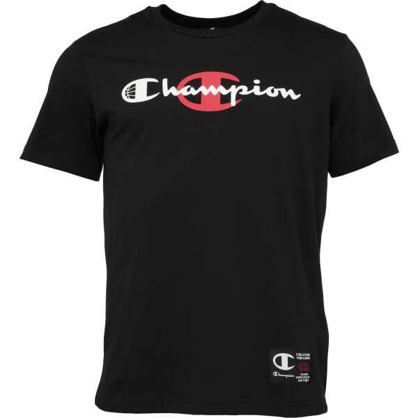 Champion LEGACY Férfi póló, fekete, méret XL