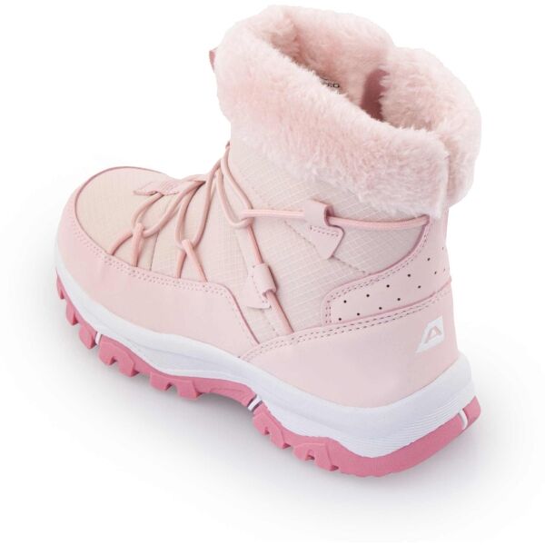 ALPINE PRO FARO Затоплени обувки за момичета, розово, Veľkosť 29