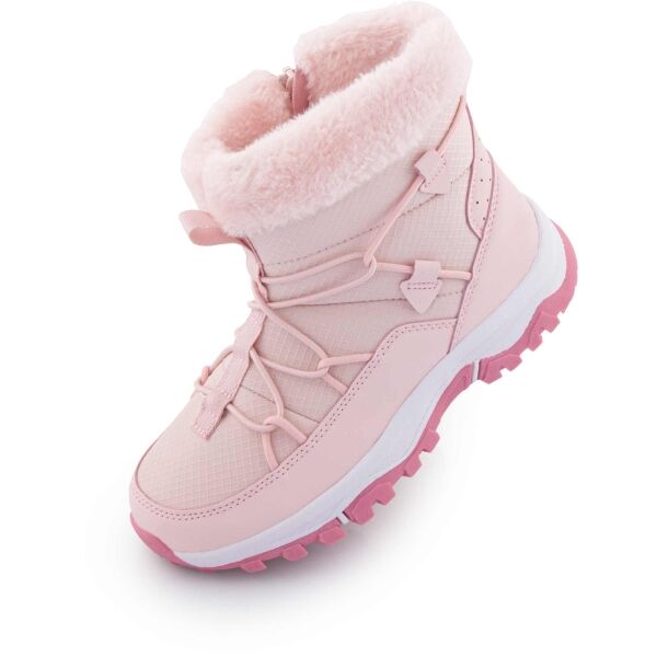 ALPINE PRO FARO Затоплени обувки за момичета, розово, Veľkosť 29