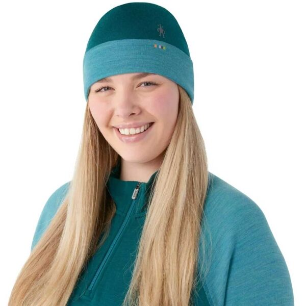 Smartwool THERMAL MERINO REVERSIBLE CUFFED Зимна шапка, зелено, Veľkosť UNI