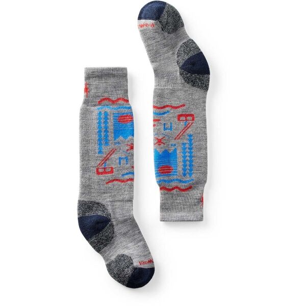 Smartwool WINTERSPORT FULL CUSHION SKI DAY OTC Детски ски чорапи, сиво, размер