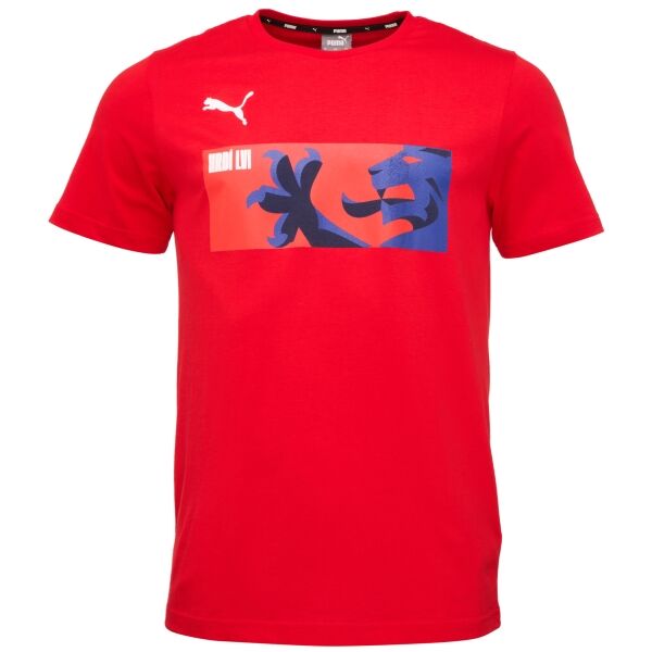 Puma TEAMGOAL 23 CASUALS TEE Herren T-Shirt, Rot, Größe XL
