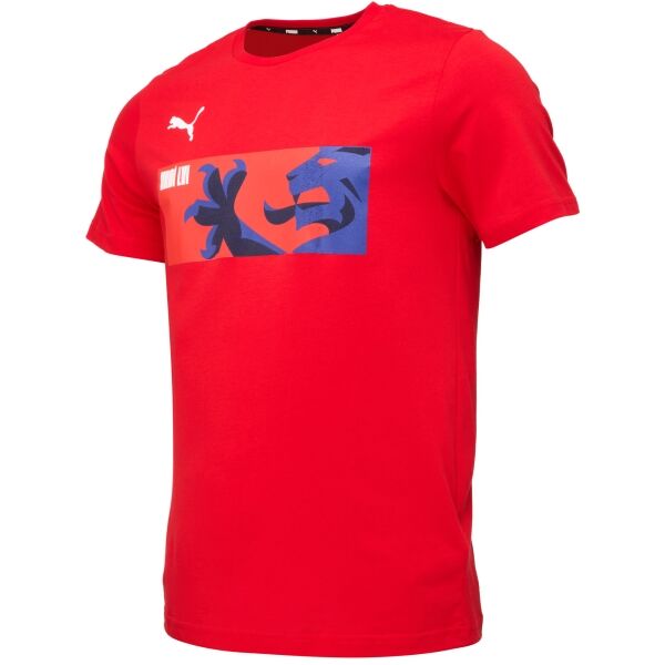 Puma TEAMGOAL 23 CASUALS TEE Herren T-Shirt, Rot, Größe XL