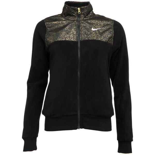 Nike NSW STRDST PRNT PLSH JKT Női kabát, fekete, méret M