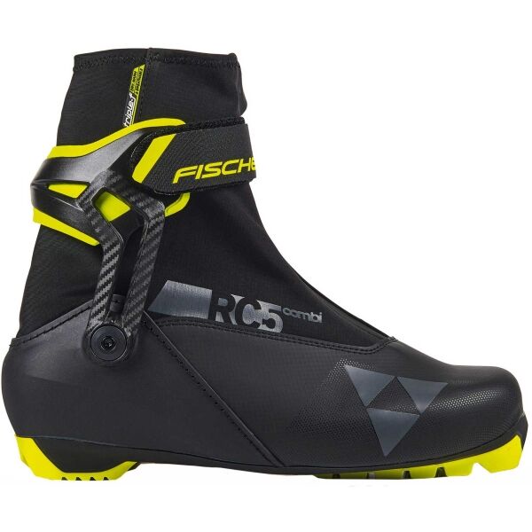 Fischer RC5 COMBI Мъжки обувки подходящи за комбиниран стил на ски бягане, черно, Veľkosť 45