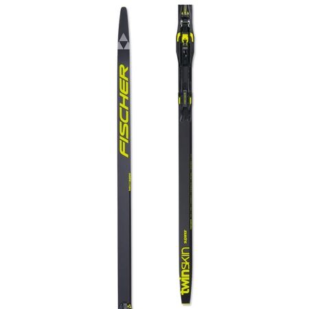 Fischer TWIN SKIN SUPERIOR MEDIUM SET + BDG RACE CLASSIC - Classic style Nordic skis with skins