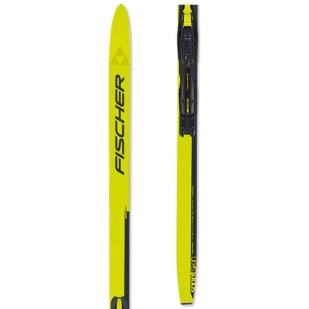 Fischer SPRINT SKIN + TOUR JR - Cross country skis with mohair skins