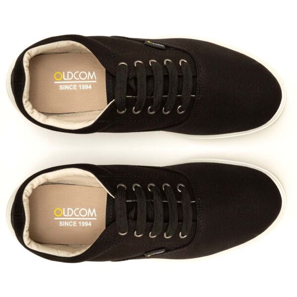 Oldcom TAYLOR Унисекс памучни спортни обувки, черно, Veľkosť 44