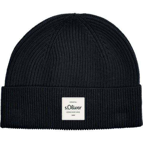 s.Oliver RL BEANIE Мъжка шапка, тъмносин, размер
