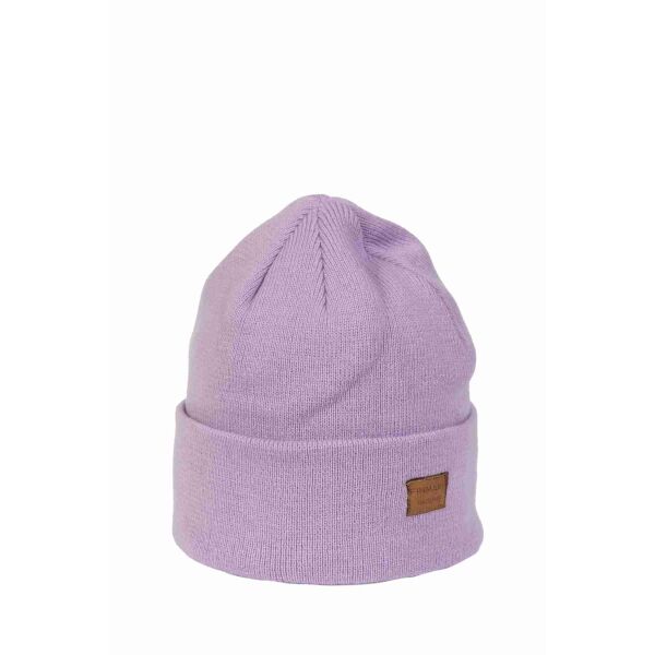 Finmark Zimní čepice Зимна плетена  шапка, лилаво, Veľkosť Os