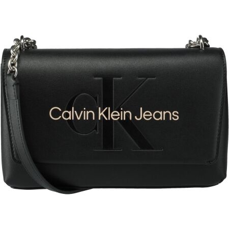 Calvin Klein SCULPTED EW FLAP CONV25 MONO - Women's handbag