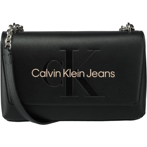 Calvin Klein SCULPTED EW FLAP CONV25 MONO Női táska, fekete, méret os
