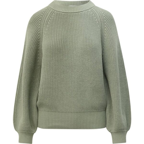 S.Oliver RL KNITTED PULLOVER Дамски пуловер, зелено, Veľkosť 34