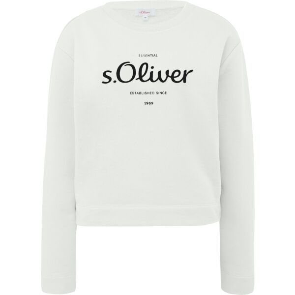 S.Oliver RL SWEATSHIRT Sweatshirt, Weiß, Größe 38