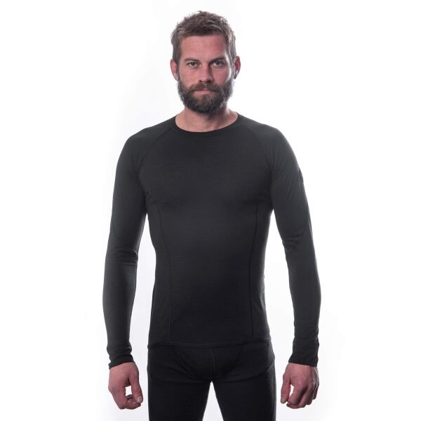 Sensor MERINO AIR Мъжка функционална блуза, черно, Veľkosť 2XL