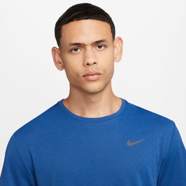 Nike NK DF UV MILER SS Herren Trainingsshirt, Blau, Größe XL
