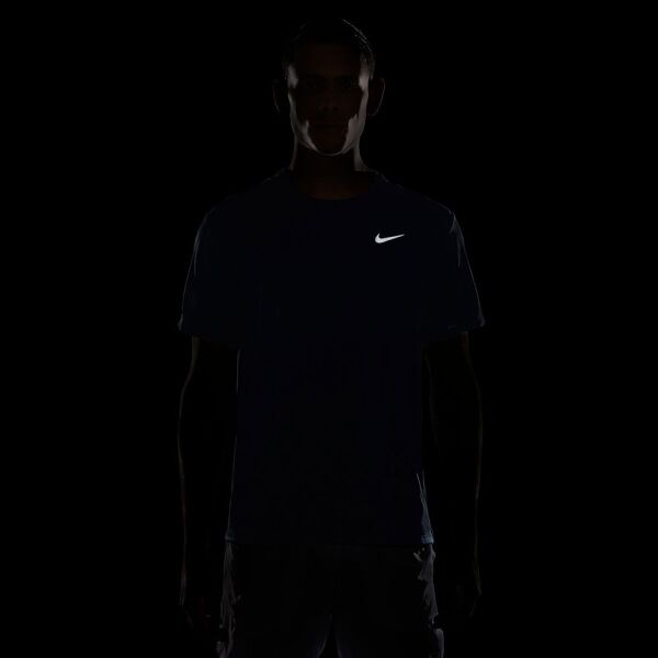 Nike NK DF UV MILER SS Herren Trainingsshirt, Blau, Größe XL