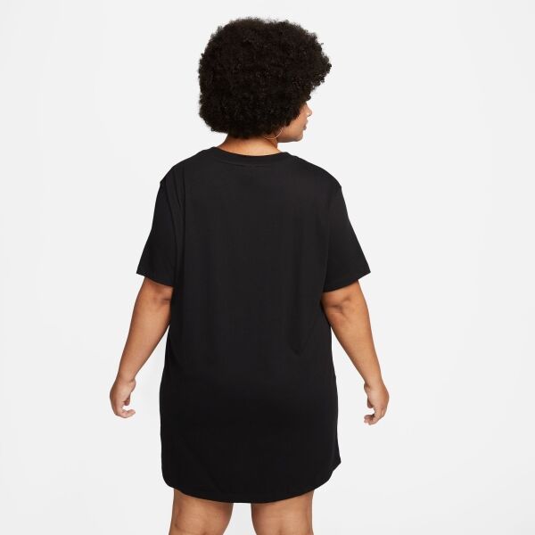 Nike SPORTSWEAR ESSENTIAL Дамска рокля, черно, Veľkosť 2x