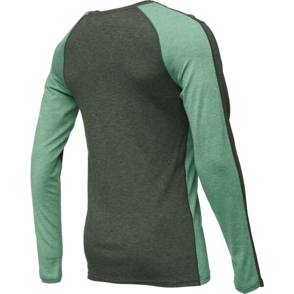 Bula RETRO Мъжка тениска от мериносова вълна, зелено, Veľkosť M