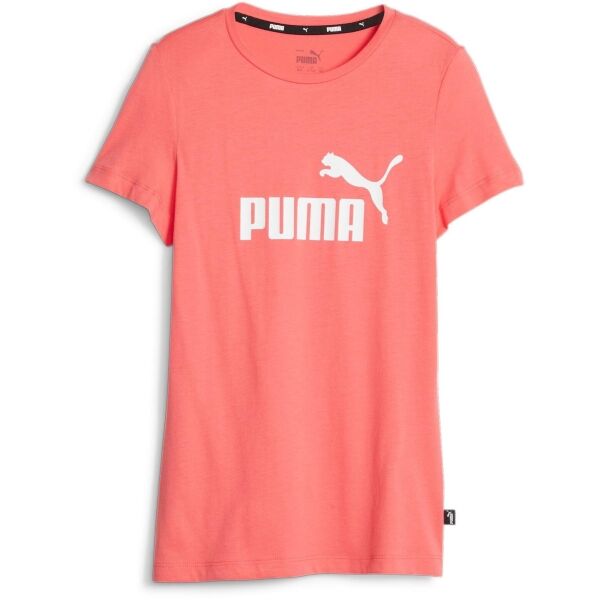 Puma ESS LOGO TEE G Тениска за момичета, цвят сьомга, размер