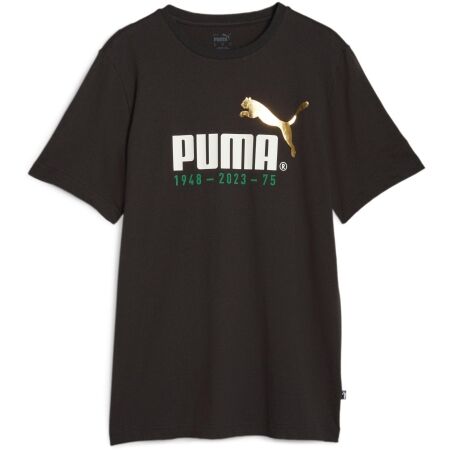 Puma LOGO CELEBRATION TEE - Pánské triko