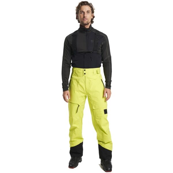 TENSON SHIBUI SHELL Мъжки панталони от ски алпинизъм, жълто, размер