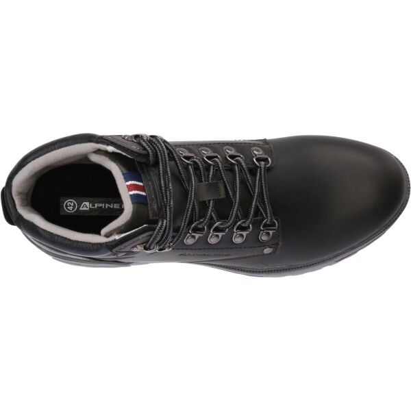 ALPINE PRO ALDRAN Мъжки затоплени обувки, черно, Veľkosť 44