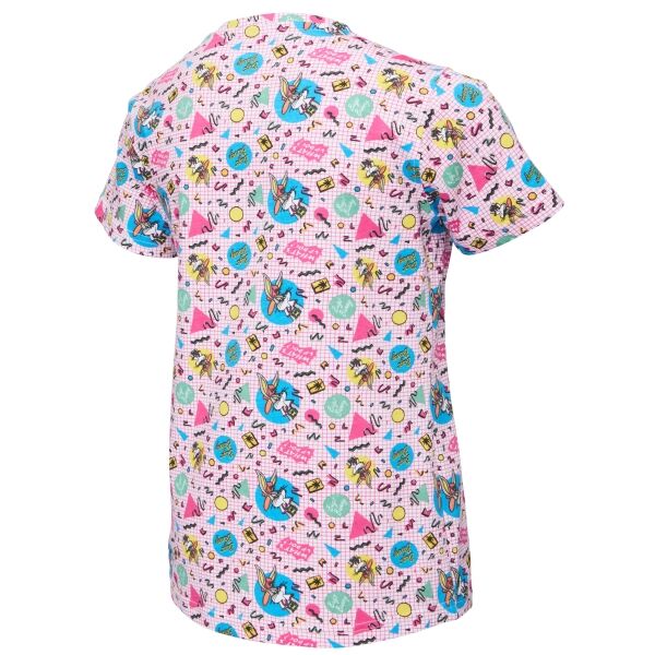 LOONEY TUNES BUGS BUNNY SUMMER LOOK Mädchen Shirt, Rosa, Größe 128-134