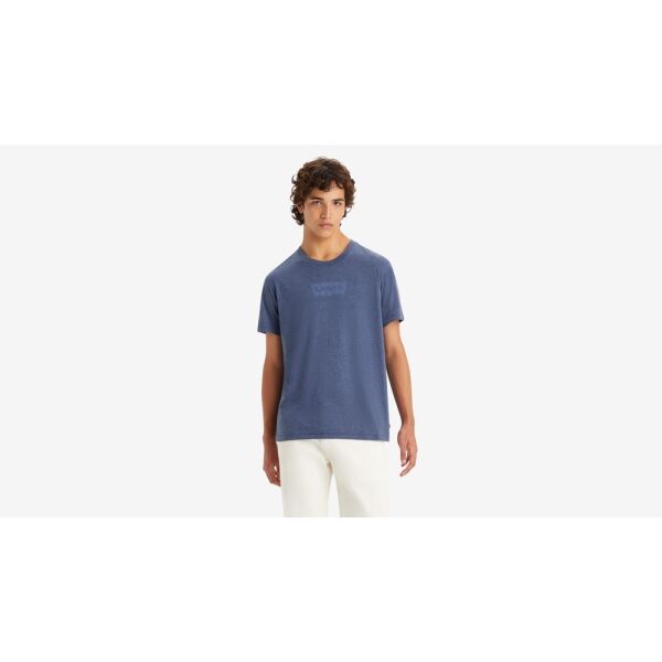 Levi's GRAPHIC CREWNECK Мъжка тениска, синьо, Veľkosť L